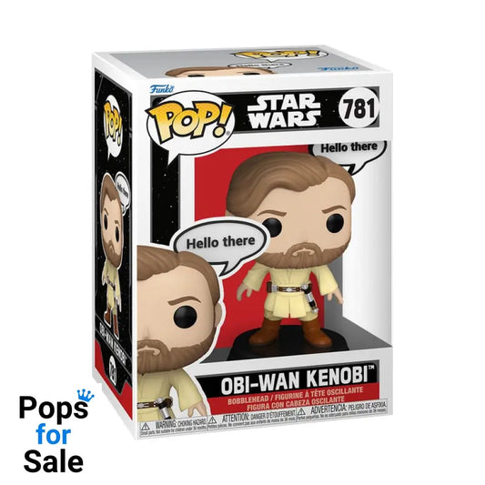 781 Obi-Wan Kenobi (Hello There) - Star Wars Funko POP - PRESALE