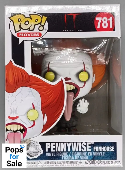 781 Pennywise (Funhouse) - Horror - IT 2 - Funko POP - Box Damaged