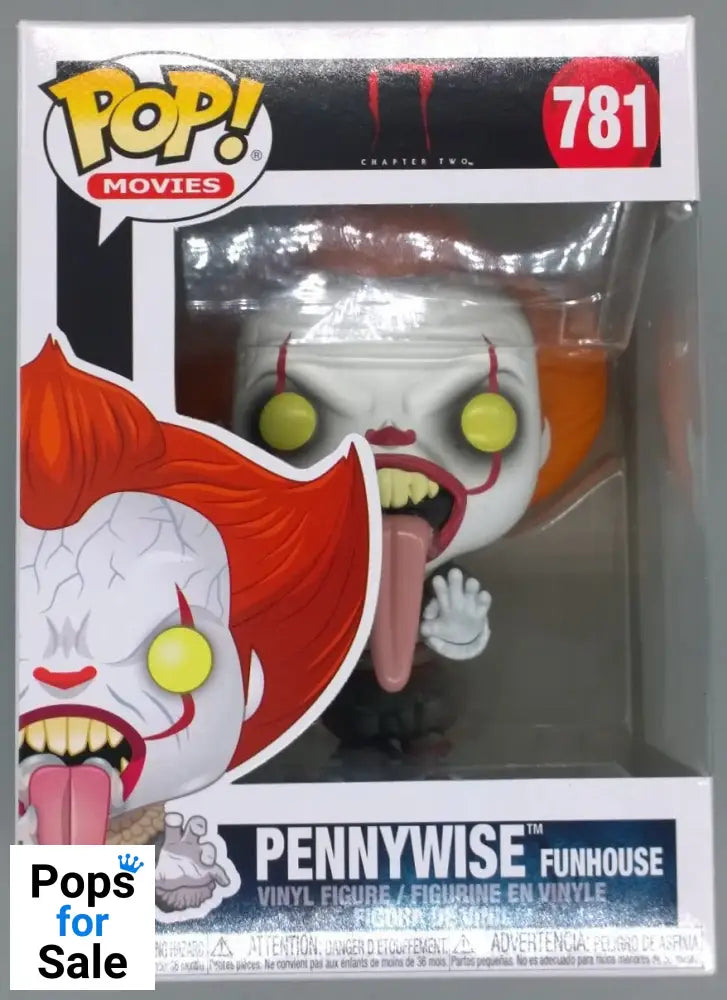 781 Pennywise (Funhouse) - Horror - IT 2 - Funko POP - Box Damaged