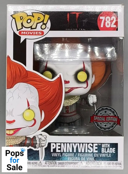 782 Pennywise (with Blade) - Horror - IT:2 - Funko POP - Box Damaged