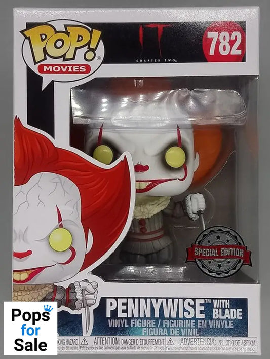 782 Pennywise (with Blade) - Horror - IT:2 - Funko POP - Box Damaged