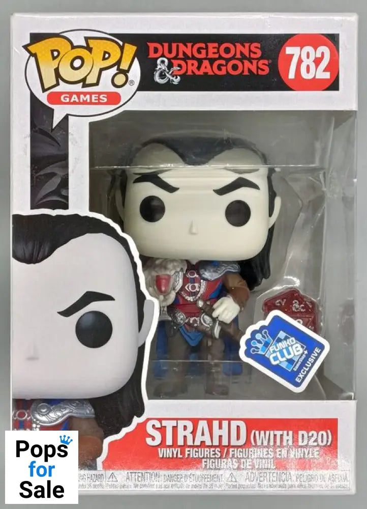 #782 Strahd (with D20) - Dungeons and Dragons - Box Damaged Funko POP