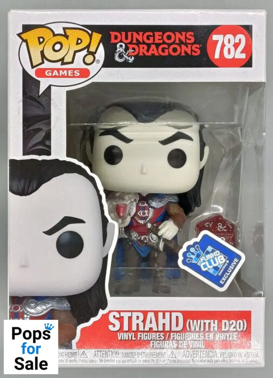 #782 Strahd (with D20) - Dungeons and Dragons - Box Damaged Funko POP