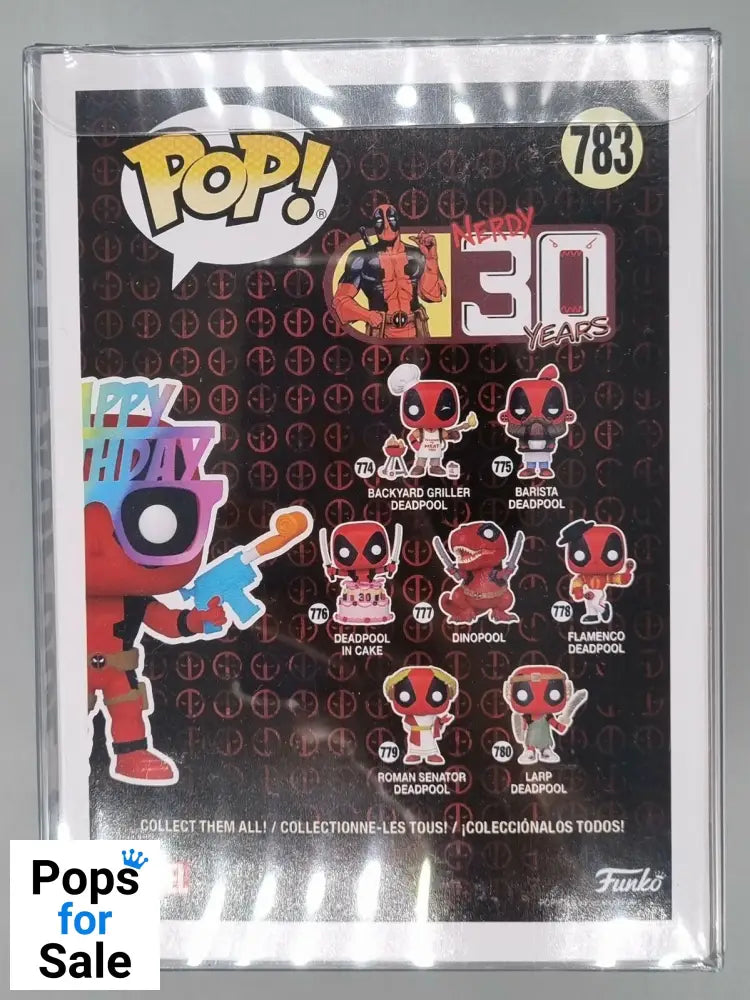 #783 Deadpool (Birthday Glasses) - Marvel Funko POP