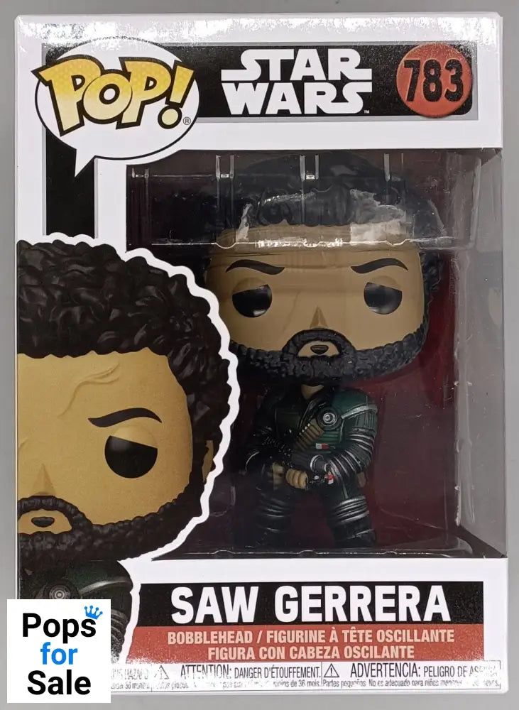 783 Saw Gerrera - Star Wars: Andor Funko POP - Brand New