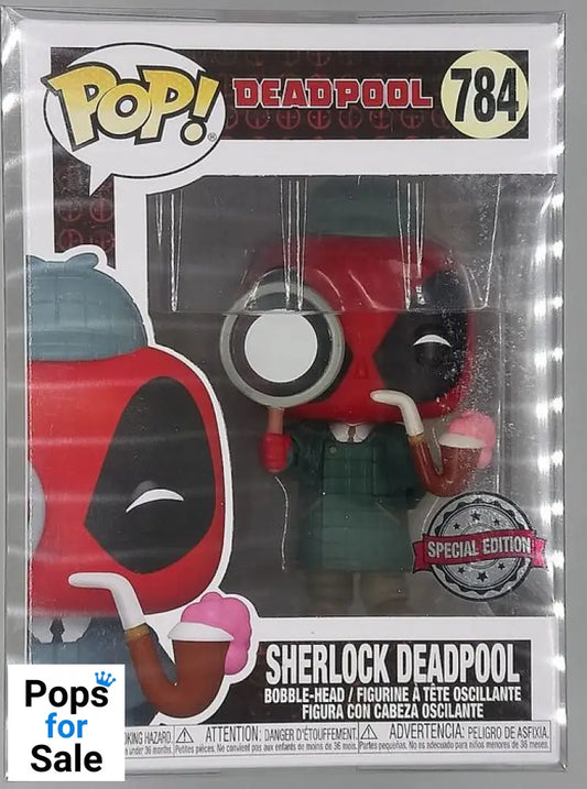 784 Sherlock Deadpool - Marvel Funko POP
