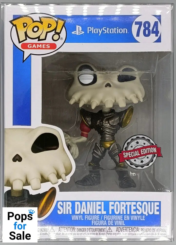 784 Sir Daniel Fortesque - Playstation MediEvil Funko POP