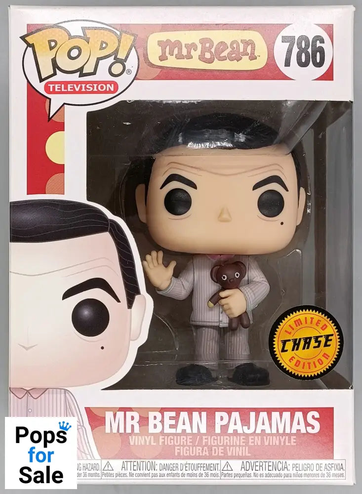 #786 Mr. Bean (Pajamas- w/ Teddy) Chase Funko POP