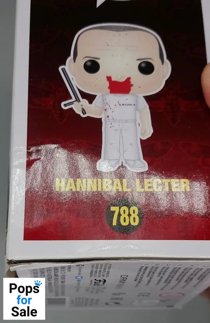 #788 Hannibal Lecter (Jumpsuit Bloody) Silence of The Box Damaged Funko POP