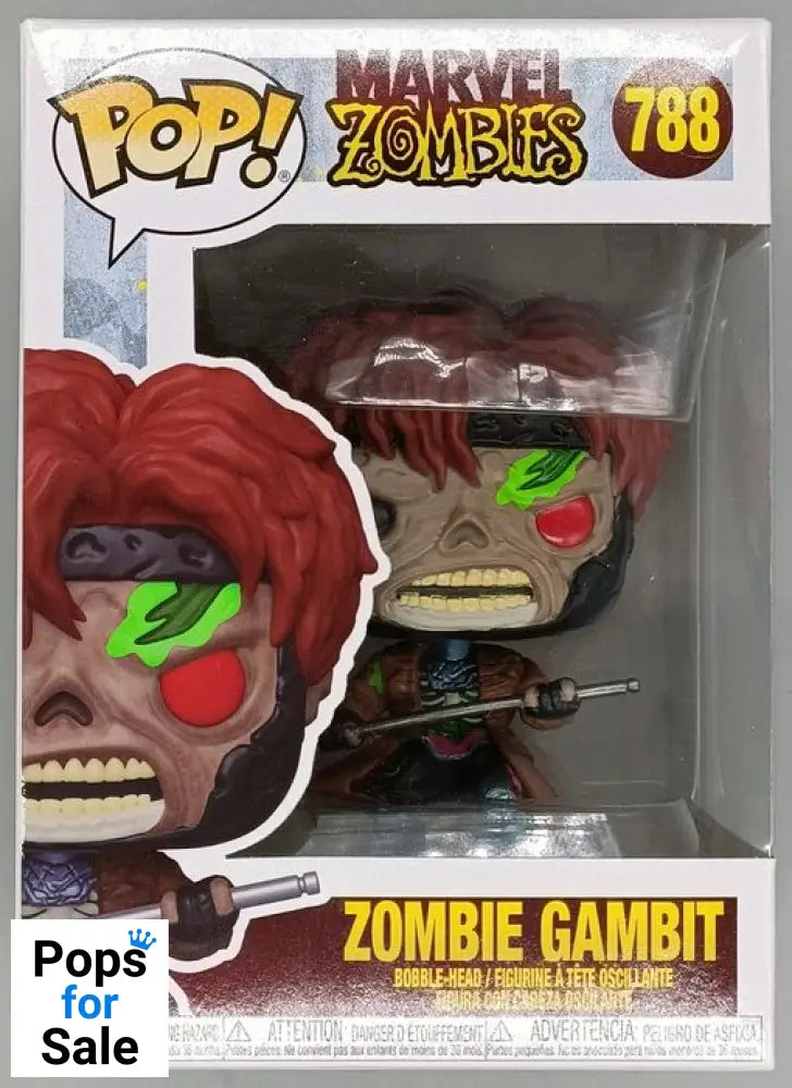 #788 Zombie Gambit - Marvel - Box Damaged Funko POP