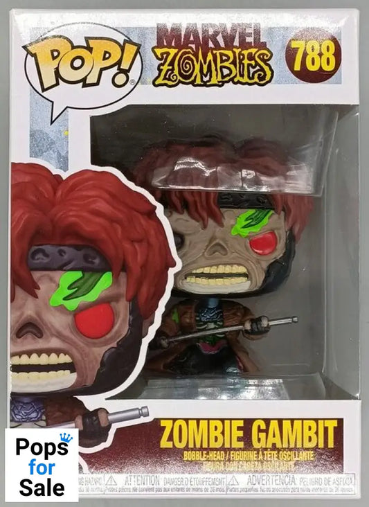 #788 Zombie Gambit - Marvel - Box Damaged Funko POP