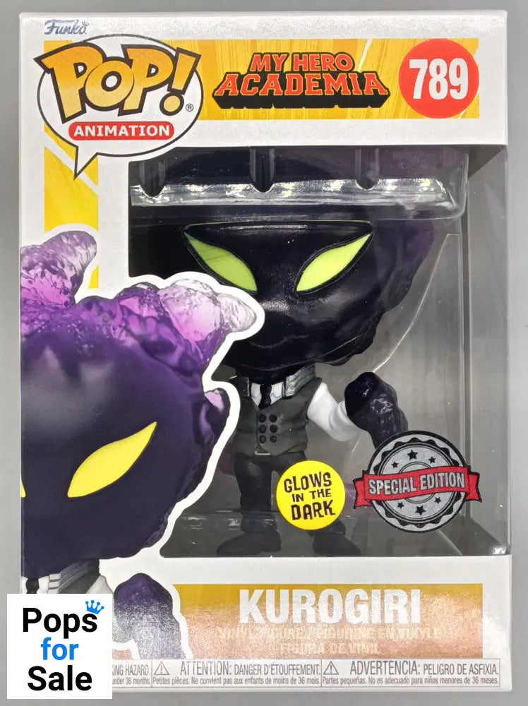 789 Kurogiri - Glow - My Hero Academia Funko POP - Brand New