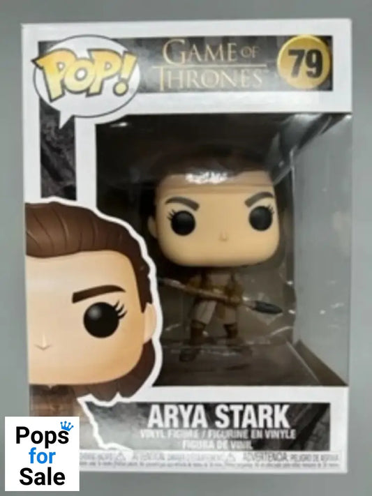 #79 Arya Stark (w/ Spear) - Game of Thrones - Box Damaged Funko POP