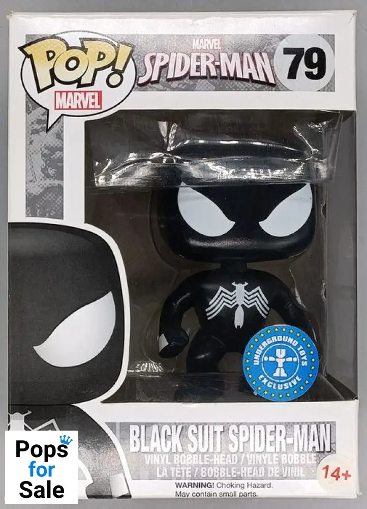 #79 Black Suit Spider-Man - Marvel - Box Damaged Funko POP