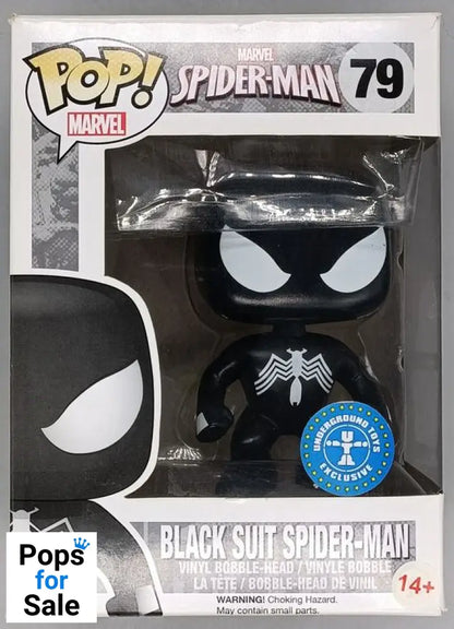 #79 Black Suit Spider-Man - Marvel - Box Damaged Funko POP