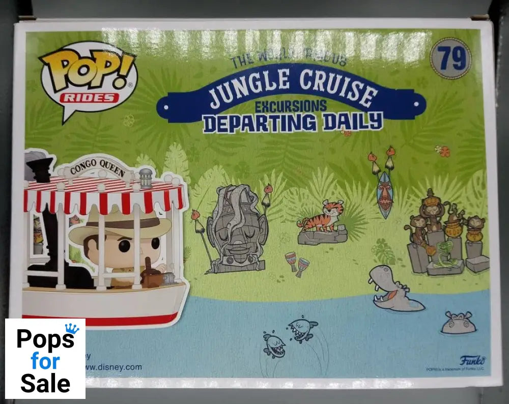 79 Jungle Cruise - Disney Park Rides - Funko POP - Box Damaged