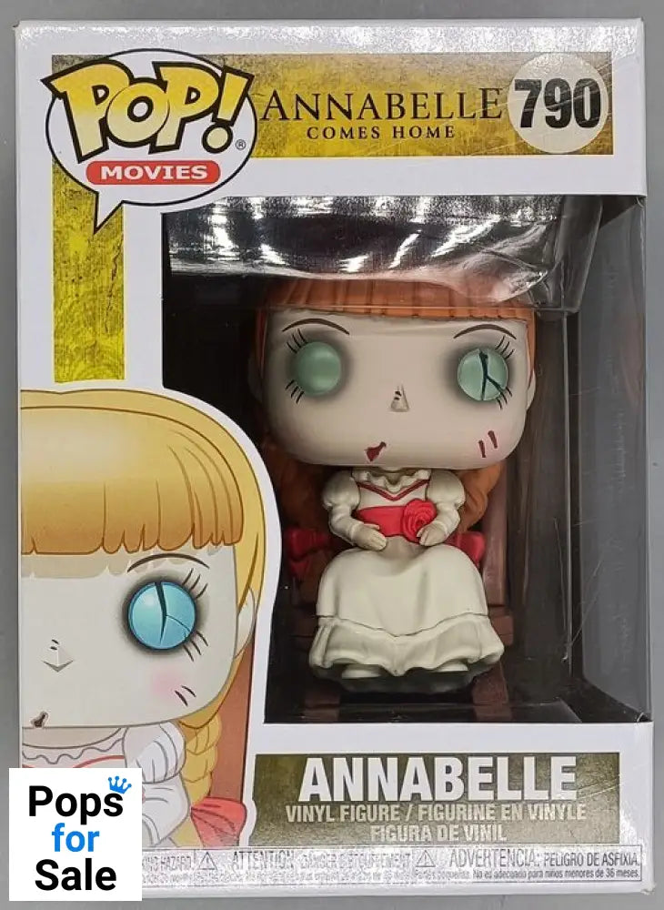 790 Annabelle (in Chair) Horror Annabelle Comes Home Box Damaged Funko POP