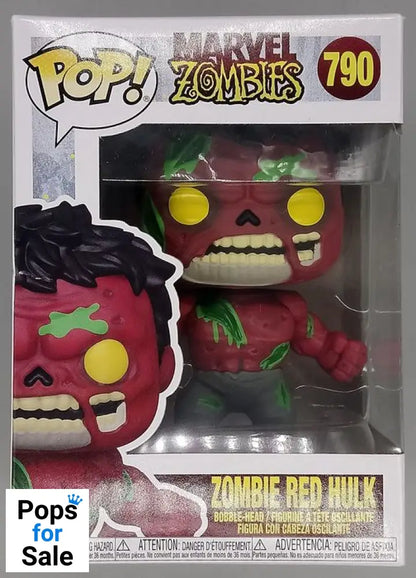 790 Zombie Red Hulk - Marvel Zombies - Funko POP - Box Damaged