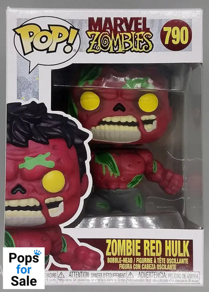 790 Zombie Red Hulk - Marvel Zombies - Funko POP - Box Damaged