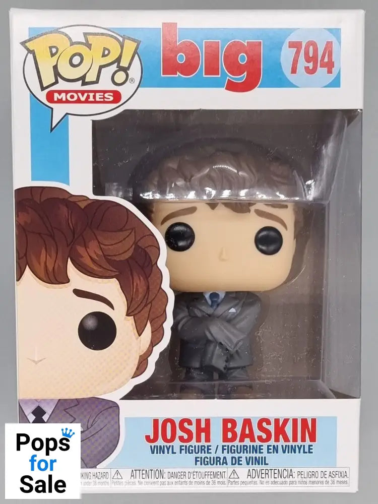 794 Josh Baskin - Big Funko POP - Box Damaged