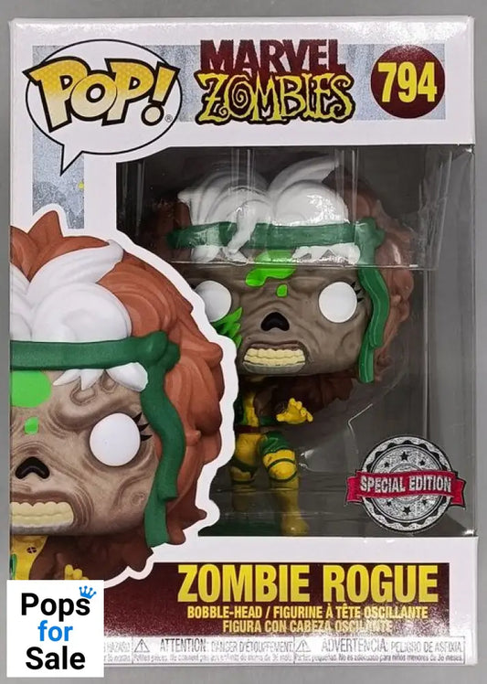 794 Zombie Rogue - Marvel Zombies - Box Damaged Funko POP