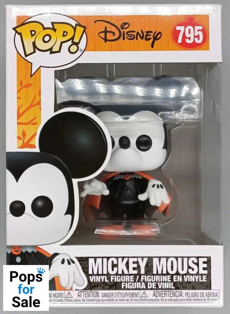 #795 Mickey Mouse (Spooky) - Disney - Box Damaged Funko POP