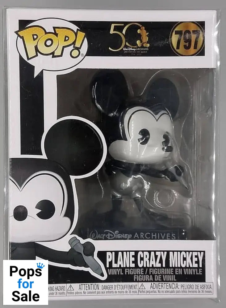 797 Plane Crazy Mickey (Archives) - Disney Funko POP