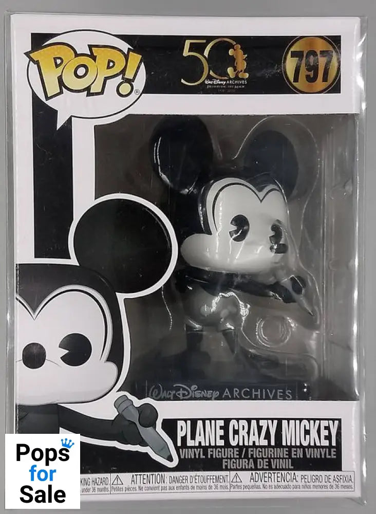 797 Plane Crazy Mickey (Archives) - Disney Funko POP