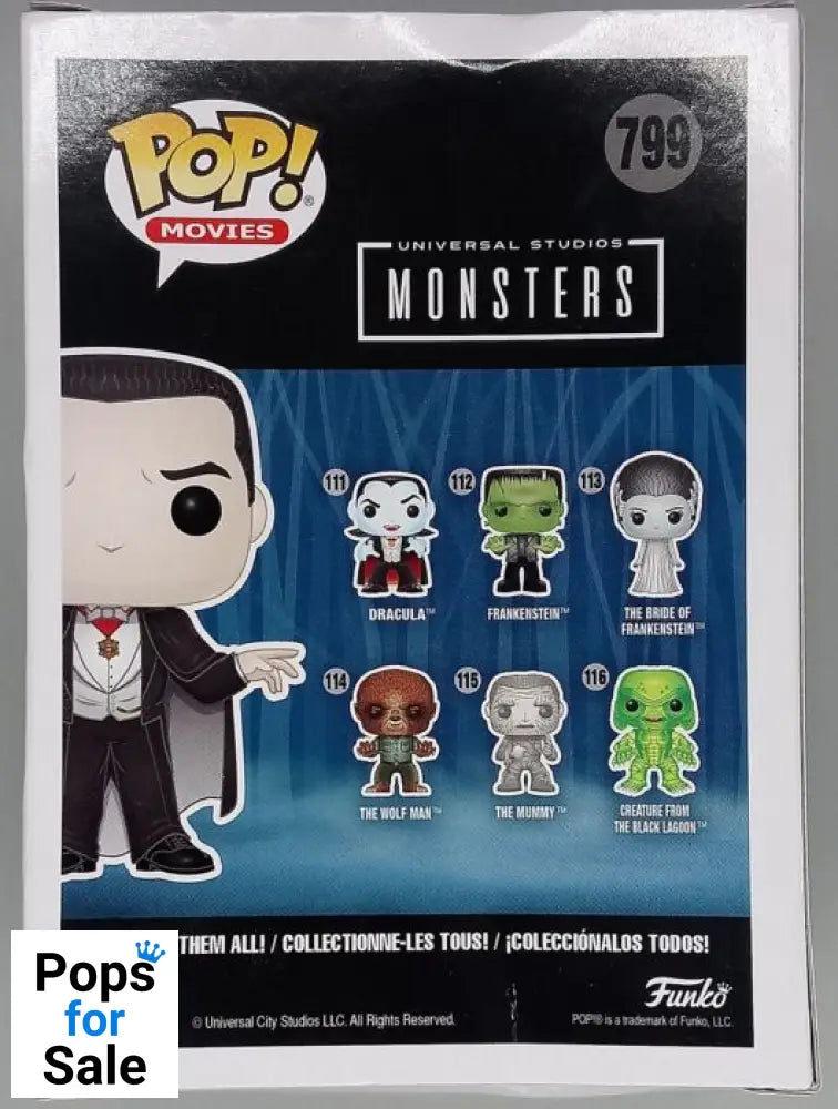 #799 Dracula (w/ Candle) - Universal Monsters - Box Damaged Funko POP