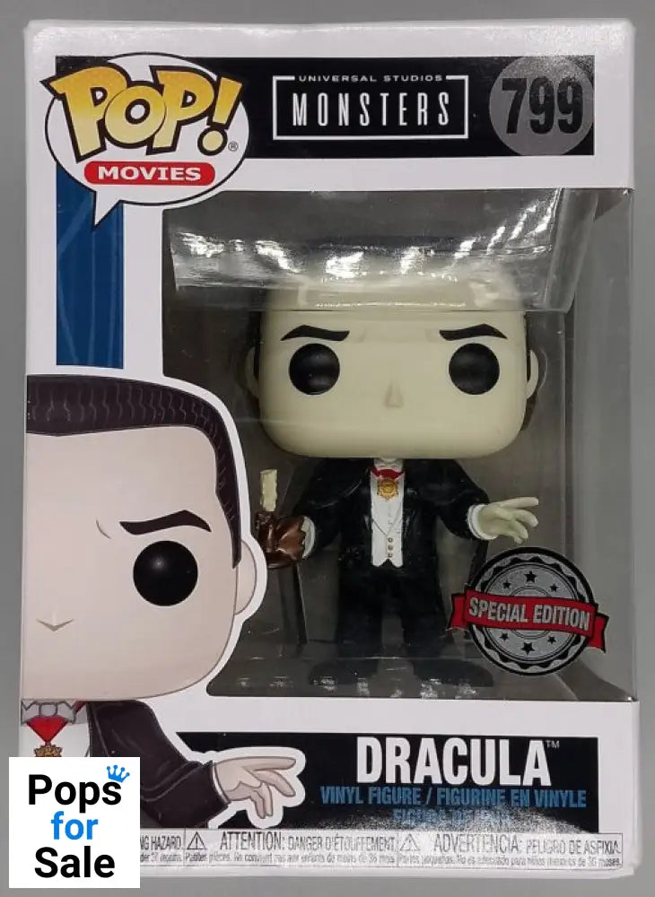 #799 Dracula (w/ Candle) - Universal Monsters - Box Damaged Funko POP