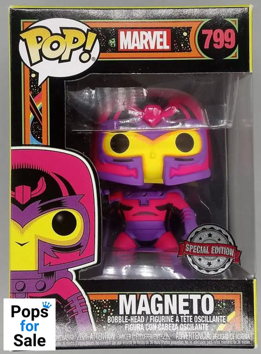 #799 Magneto (Blacklight) - Marvel X-Men Funko POP