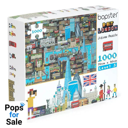 8-Bit Pixel Puzzle London Level 3 1000 Pieces