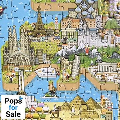 8-Bit Pixel Puzzle World Level 3 1000 Pieces