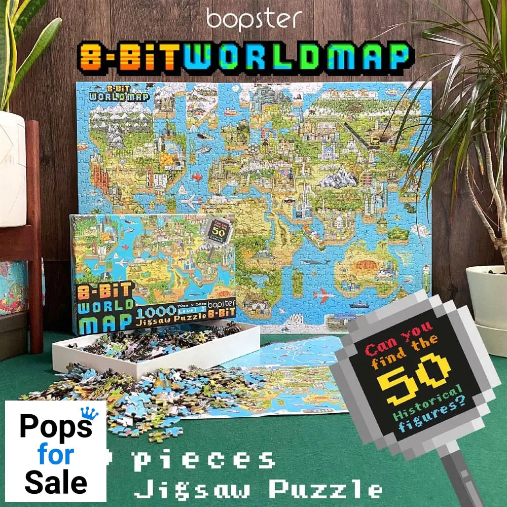 8-Bit Pixel Puzzle World Level 3 1000 Pieces