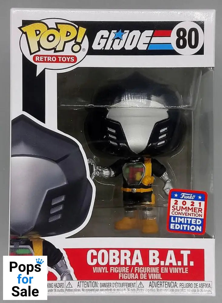 #80 Cobra B.A.T. - G.I.Joe - 2021 Con Funko POP