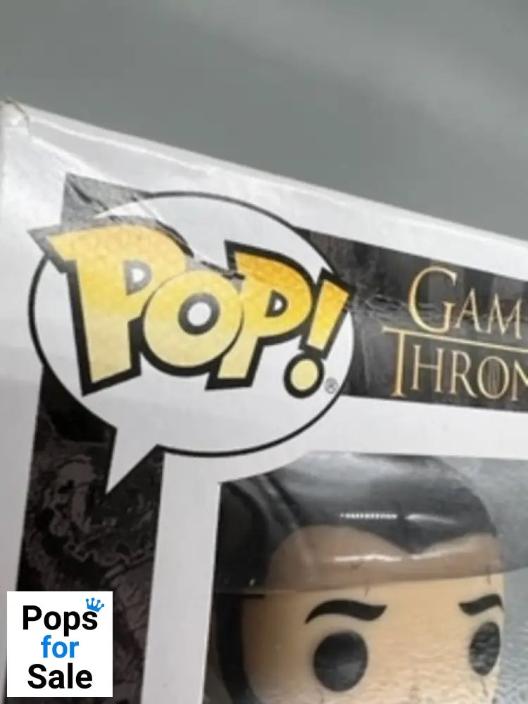 #80 Jon Snow (Battle) - Game of Thrones - Box Damaged Funko POP