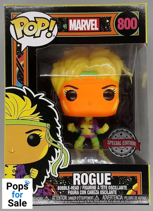 #800 Rogue (Blacklight) - Marvel X-Men Funko POP