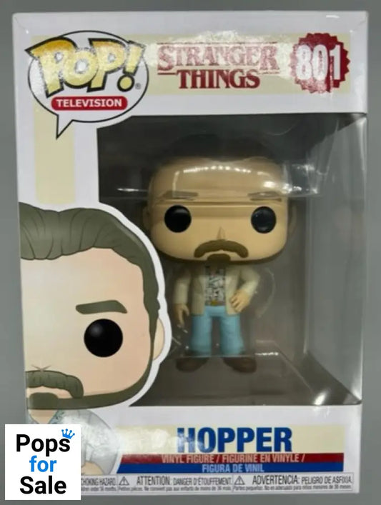 801 Hopper (Date) - Stranger Things - Box Damaged Funko POP