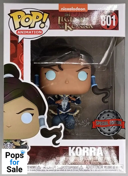 #801 Korra (Avatar State) - The Legend Of Korra - Box Damaged Funko POP