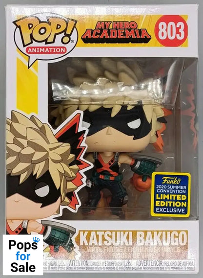 #803 Katsuki Bakugo - My Hero Academia - 2020 Con Box Damaged Funko POP