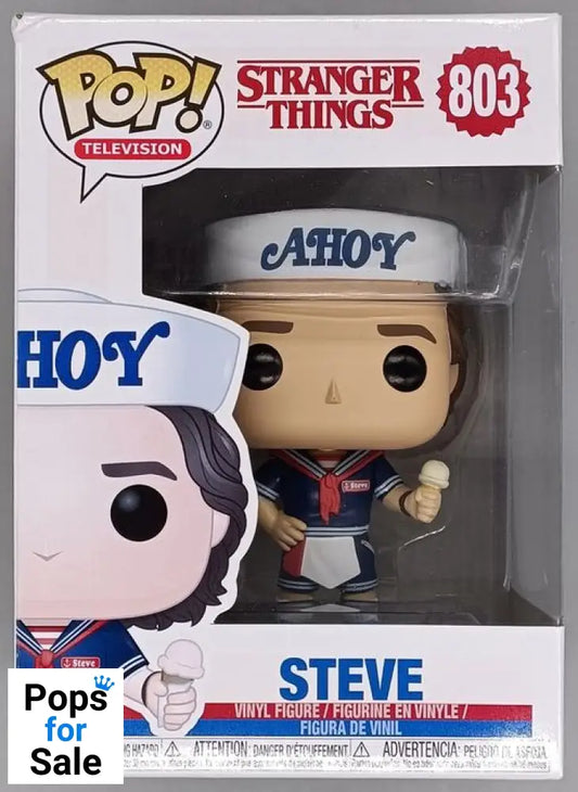 #803 Steve (w/ Ice Cream) - Stranger Things - Box Damaged Funko POP