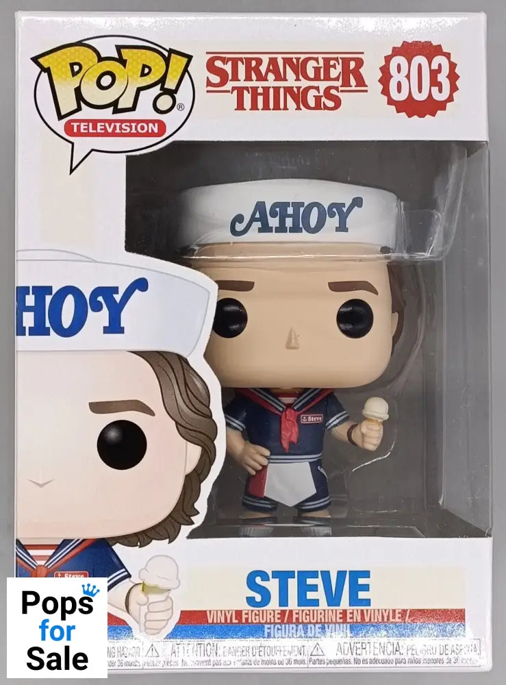 803 Steve (w/ Ice Cream) - Stranger Things Funko POP