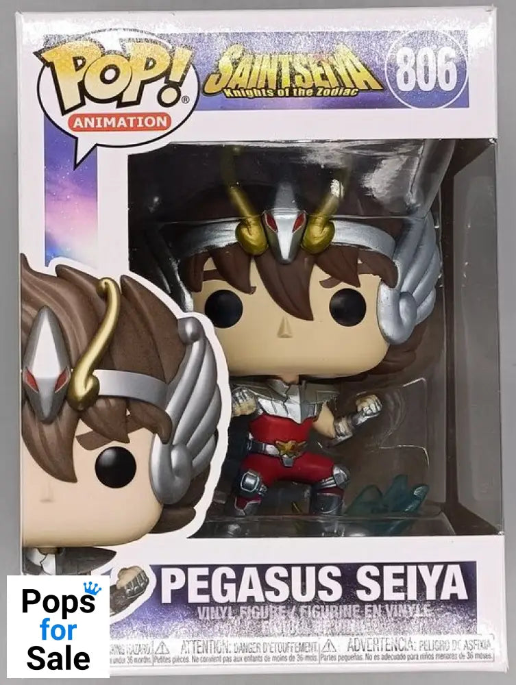 #806 Pegasus Seiya - Saint Seiya - Box Damaged Funko POP