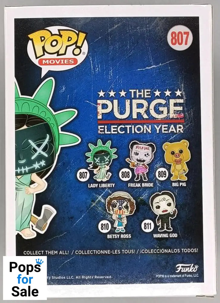 #807 Lady Liberty - The Purge Election Year Funko POP