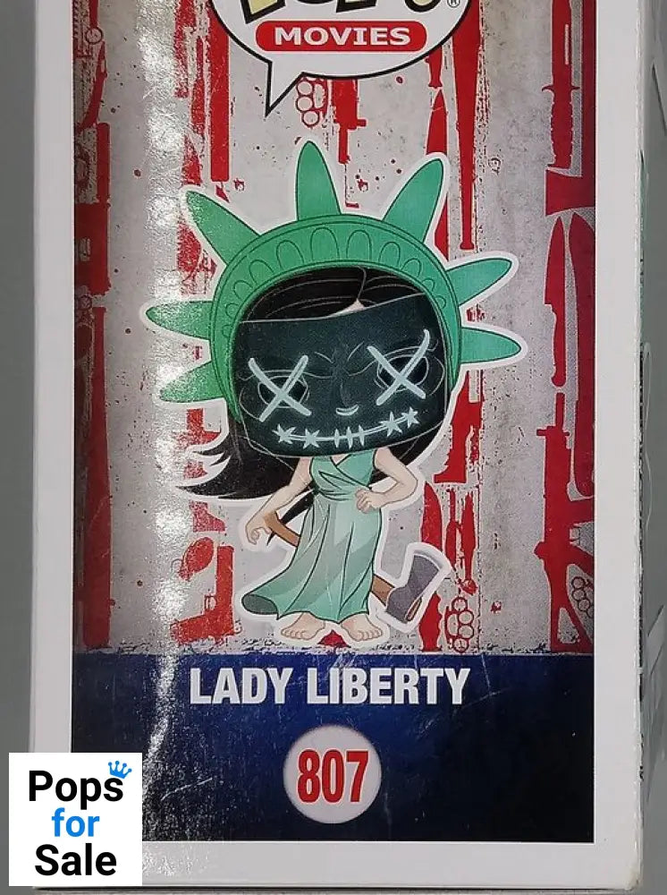 807 Lady Liberty - The Purge Election Year - Funko POP - Box Damaged