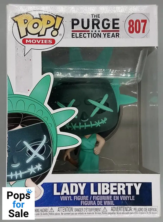 807 Lady Liberty - The Purge Election Year - Funko POP - Box Damaged