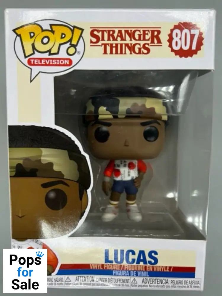 #807 Lucas (Casual) - Stranger Things Funko POP