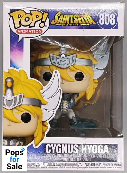 808 Cygnus Hyoga - Saint Seiya - Box Damaged Funko POP