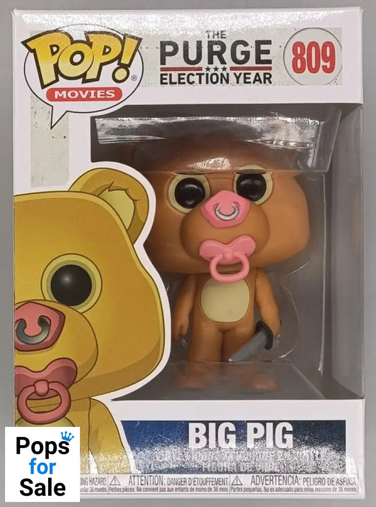 #809 Big Pig - The Purge (Election Year) - Box Damaged Funko POP