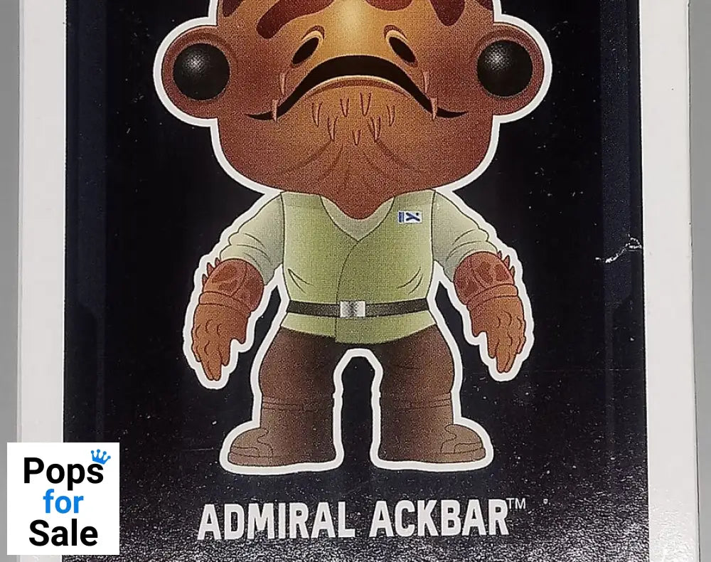 81 Admiral Ackbar - Star Wars The Force Awakens - Box Damaged Funko POP